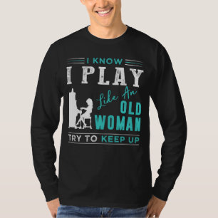 Camiseta Elegante Piano Virtuoso: Continue com minha Hilari