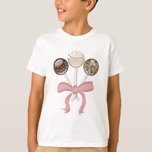 Camiseta Elegante Pop de bolos de cacau