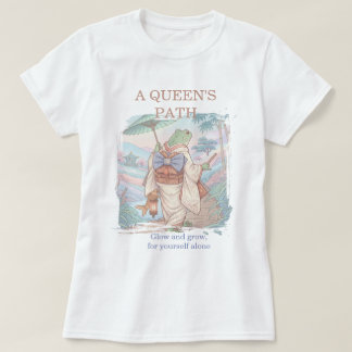 Camiseta "Elegante Rã Japonesa com Quimono - Um Caminho de