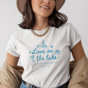 Camiseta Elegante Roteiro "Amor no Lago" Despedida de Solte