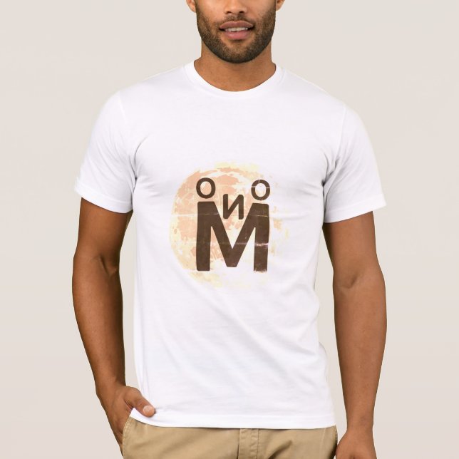 Camiseta Elegante Tipografia Moonlight (Frente)