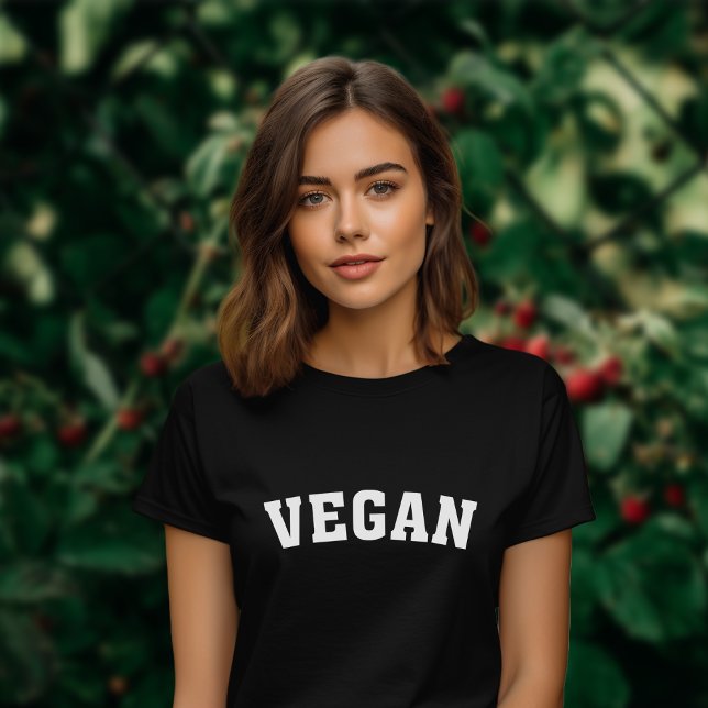 Camiseta Elegante Vegan (Criador carregado)