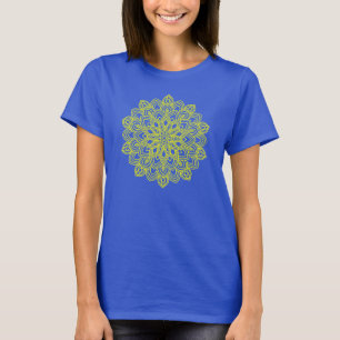 Camiseta Elegante Yellow Mandala