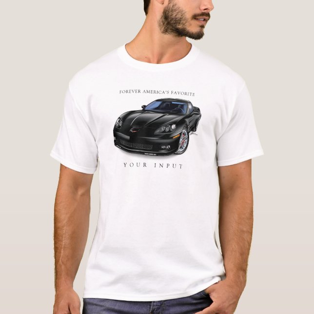 CAMISETA ELEGANTE Z-06 ARTE AUTOMÓVEL (Frente)