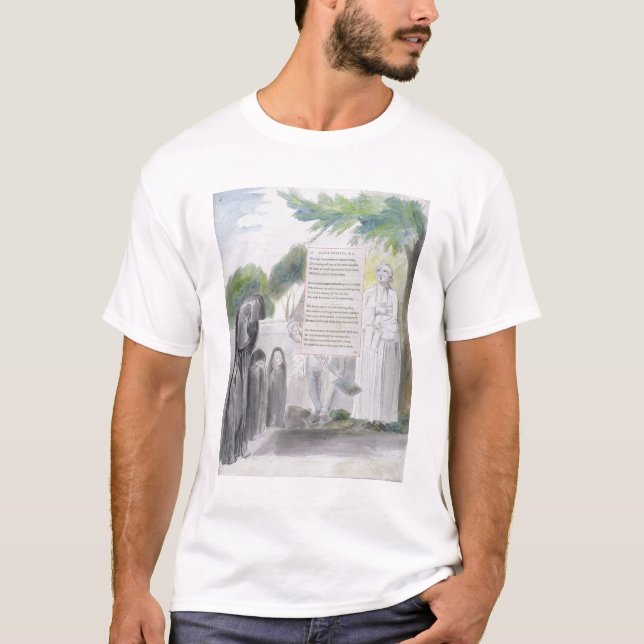 Camiseta "Elegia escrita em uma Igreja-Jarda do país", (Frente)