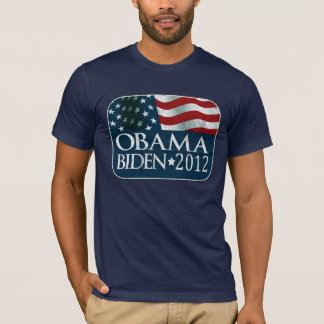 Camiseta Eleição 2012 de Obama Biden afligida