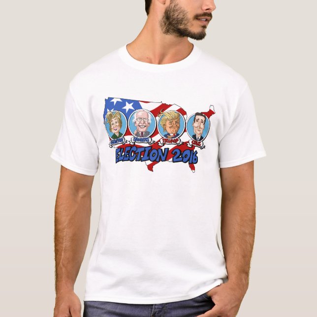 Camiseta Eleição 2016 presidencial (Frente)