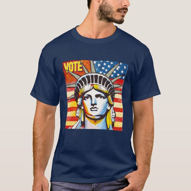 Camiseta Eleição 2024 Liberty T-Shirt (Frente)