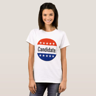 Camiseta Eleição da Campanha Candidata Personalizada 2022