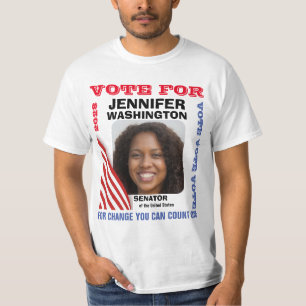 Camiseta Eleição da Campanha Personalizada do Senador