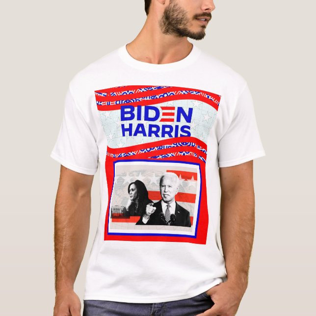 Camiseta Eleição de BIDEN HARRIS 2020 (Frente)