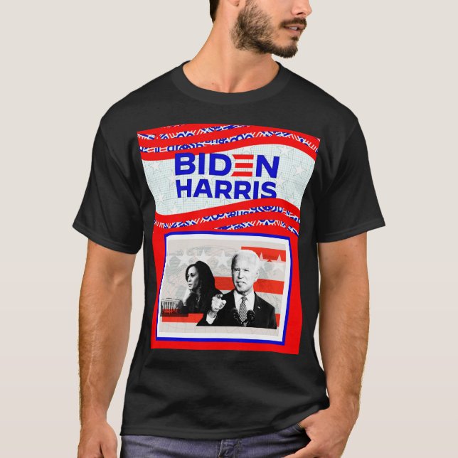 Camiseta Eleição de BIDEN HARRIS 2020 (Frente)