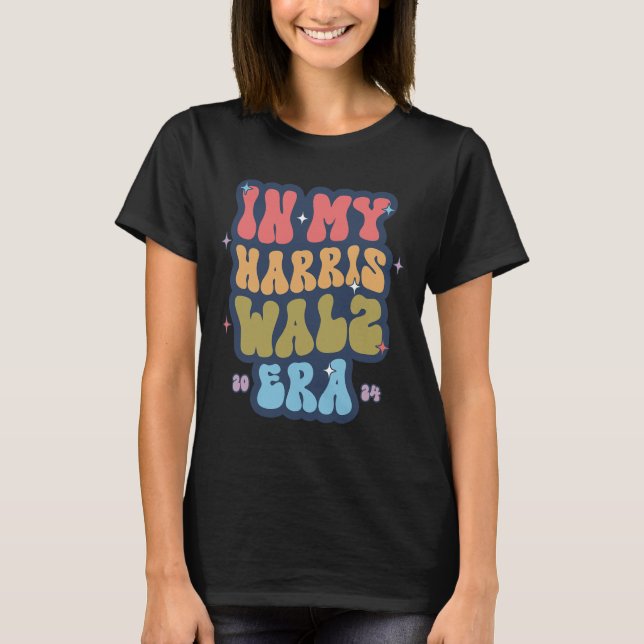Camiseta Eleição de Kamala Harr - Minha Harris Alzheimer Er (Frente)