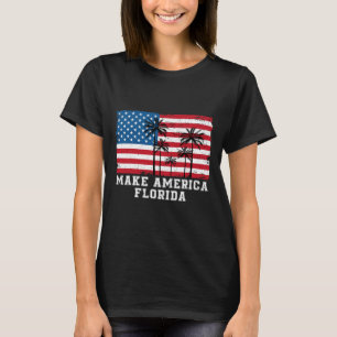 Camiseta Eleição de Trump Desantis 2024, na América Flórida