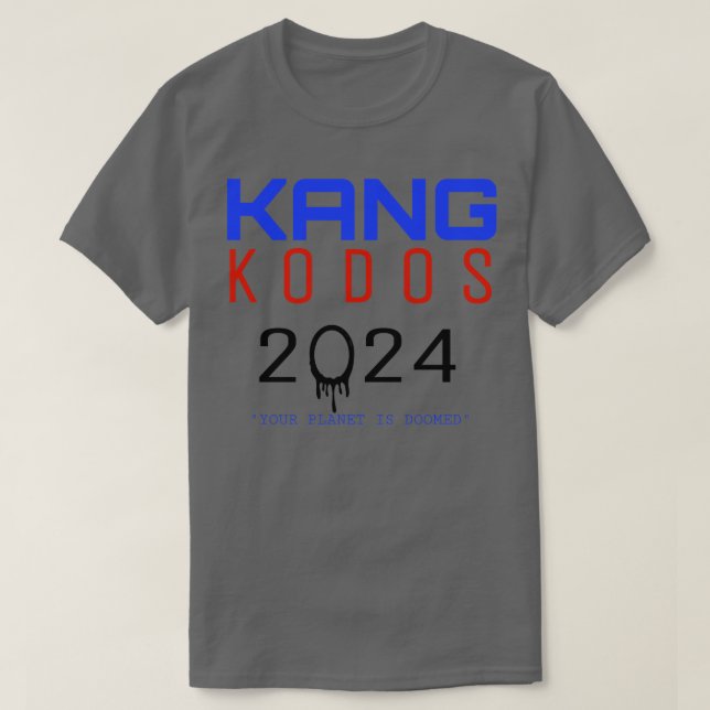 Camiseta Eleição dos Simpsons do KANG KODOS 2024 (Frente do Design)