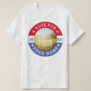 Camiseta Eleição FOTOGRÁFICA PERSONALIZADA