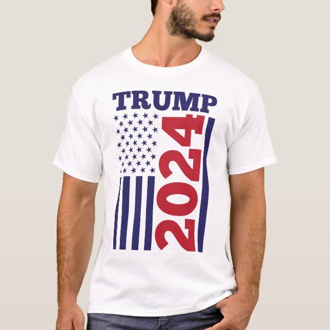 Camiseta Eleição Presidencial 2024 dos Estados Unidos (Frente)