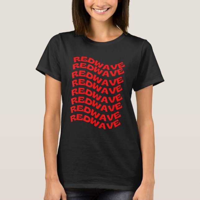 Camiseta Eleição Republicana Pro Conservadora Red Wave Pro (Frente)