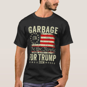 Camiseta Eleição Trump 2025 Lixo Vote Em Trump Presidir