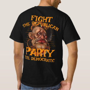 CAMISETA ELEIÇÃO ZL X1 KP VOTAÇÃO PARTIDO DEMOCRATA CUSTO T