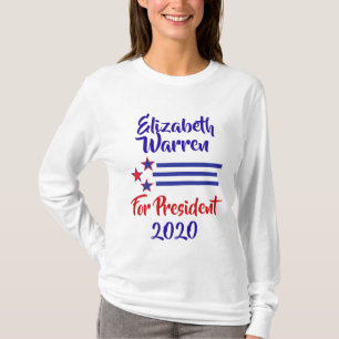 Camiseta Eleições 2020 Elizabeth Warren Apoio