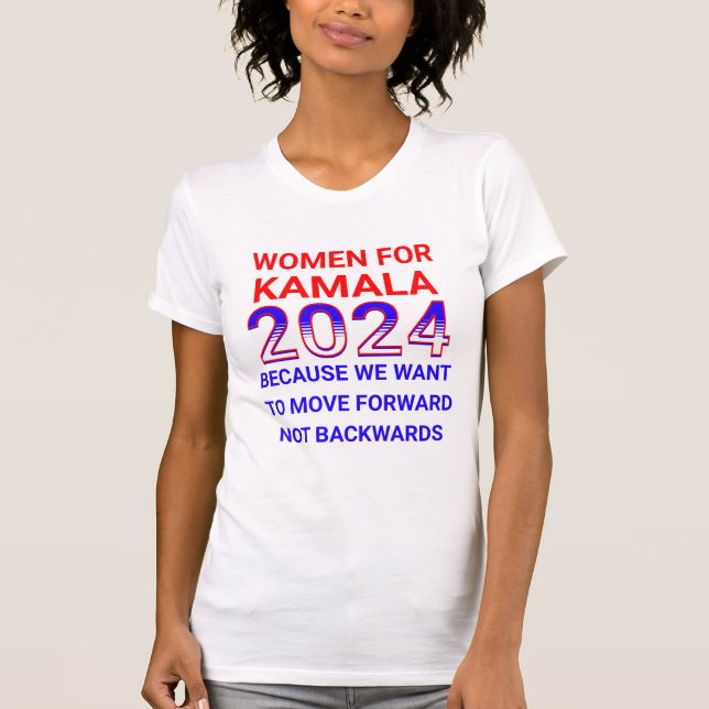 Camiseta Eleições 2024 para Kamala Harris (Frente)
