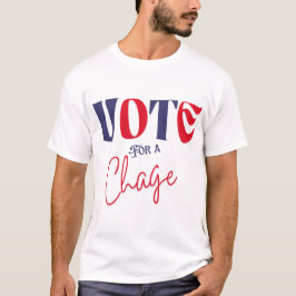 Camiseta Eleições 2024 Votação para uma mudança