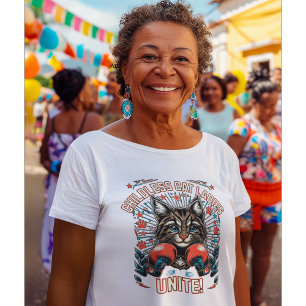 Camiseta Eleições de 2024 para as mulheres de gatos infanti