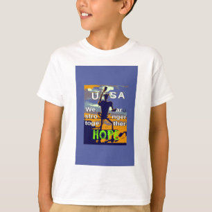 Camiseta Eleições nos EUA 2016 Hillary Clinton espera um ma