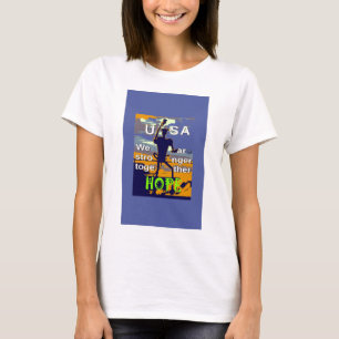 Camiseta Eleições nos EUA 2016 Hillary Clinton espera um ma