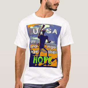 Camiseta Eleições nos EUA 2016 Hillary Clinton espera um ma