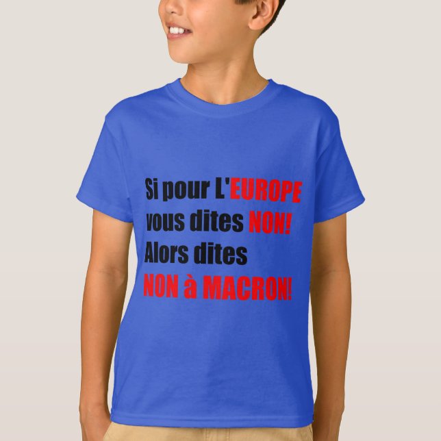 Camiseta Eleições Presidenciais 2017 - Blue Kids Tee (Frente)