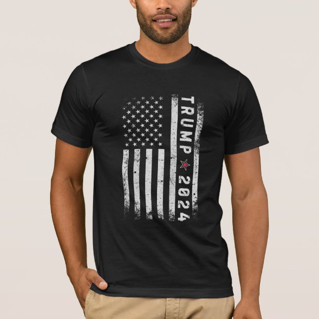Camiseta Eleições presidenciais de Trump 2024 (Frente)