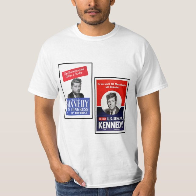 Camiseta Eleito John F. Kennedy (Frente)