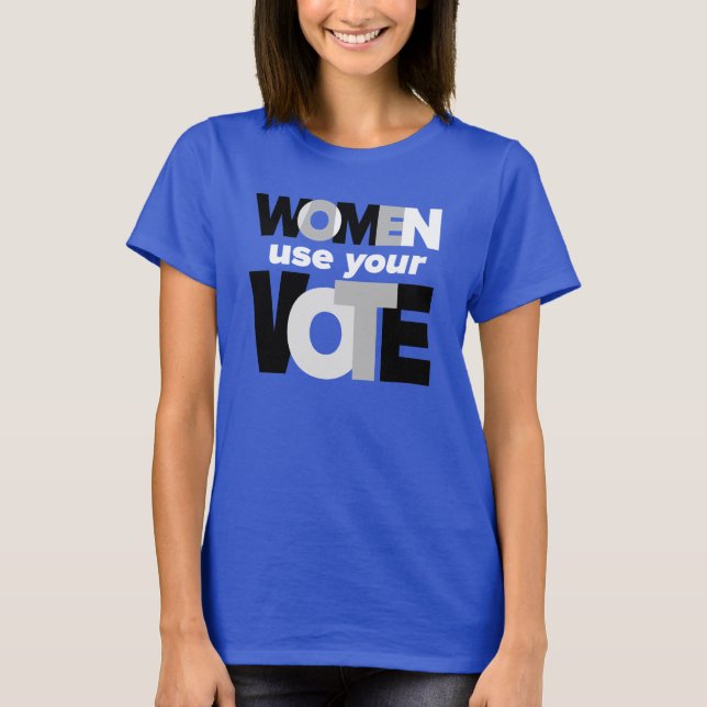 Camiseta eleitoral feminina (Frente)