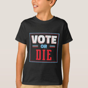 Camiseta Eleitoral Política Dos EUA Biden Vote Ou