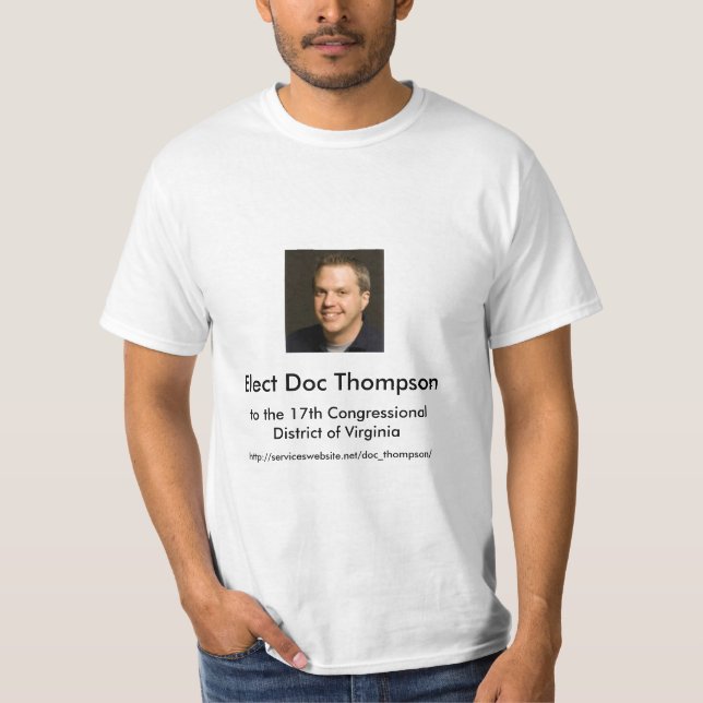 Camiseta Eleja Doc Thompson, ao 17o distrito do VA (Frente)