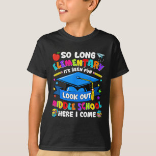 Camiseta Elementar Tem Sido Divertido Olhar para a Escola M