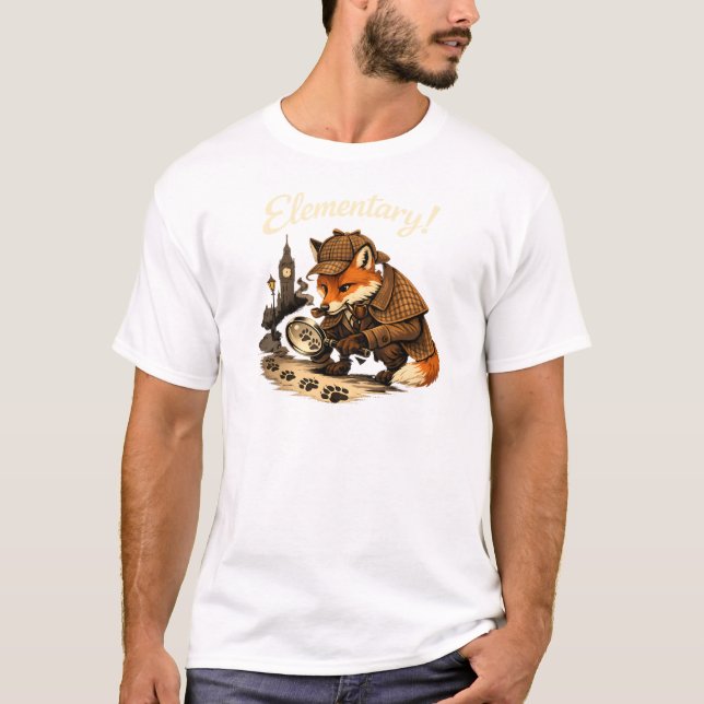 Camiseta Elementary - Fox Detective (Frente)