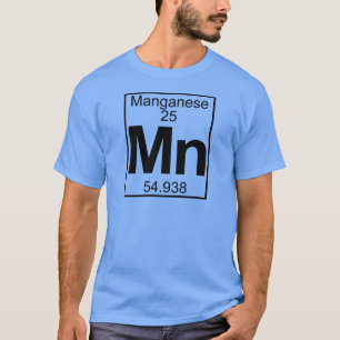 Camiseta Elemento 025 - Manganês - Manganês (cheio)