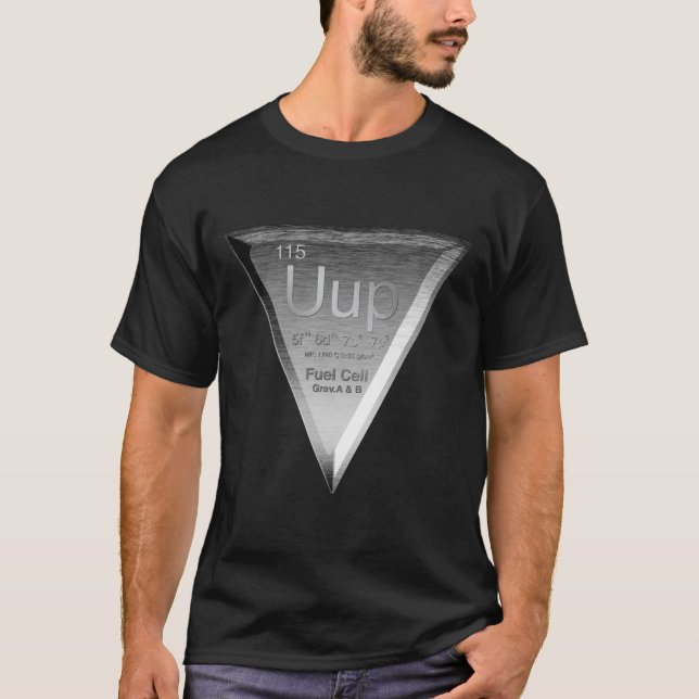 Camiseta Elemento 115 Área de Mesa Periódica Ununpentium 51 (Frente)
