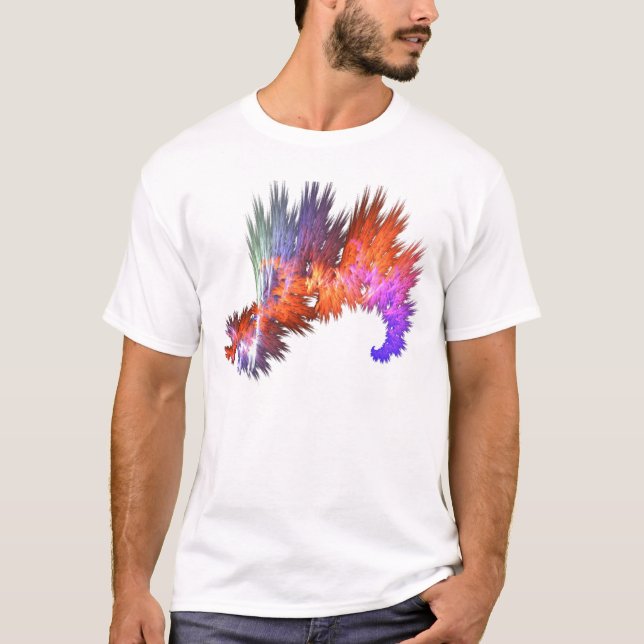 Camiseta elemento abstrato do logotipo (Frente)