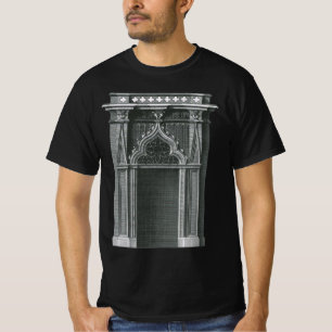 Camiseta Elemento arquitetônico venenoso, porta gótica