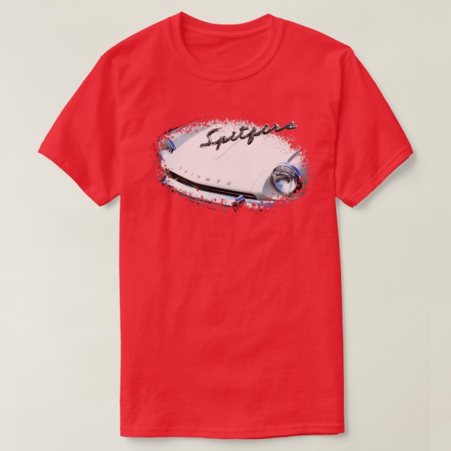 Camiseta Elemento clássico britânico Triumph Spitfire Mk3 1 (Frente do Design)