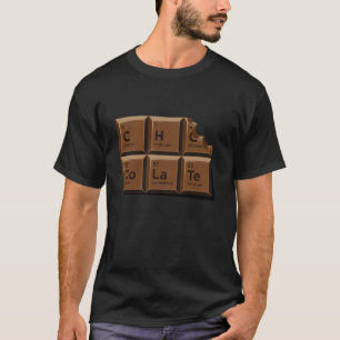 Camiseta Elemento da Tabela Periódica de Chocolate Química 