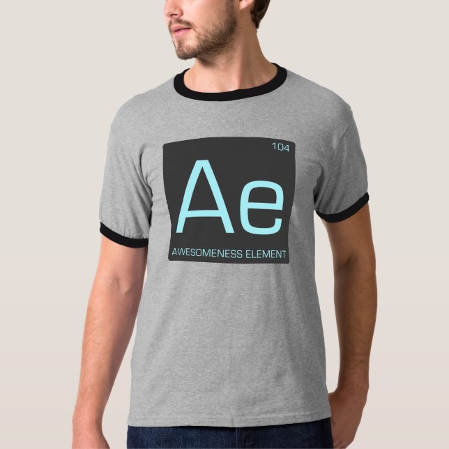 Camiseta Elemento de Awesomeness (Frente)