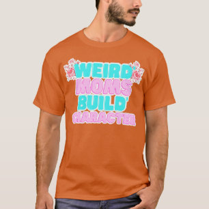 Camiseta Elemento de Caractere de Construção do Groovy Weir