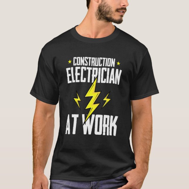 Camiseta Elemento De Construção Da Construção (Frente)