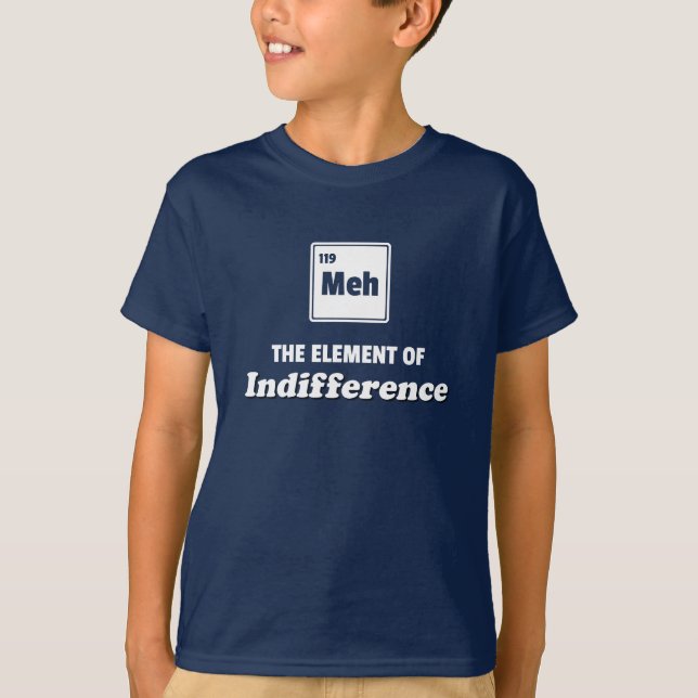 Camiseta Elemento de Indiferença Periódico da Mesa (Frente)
