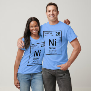 Camiseta Elemento de níquel (preto)